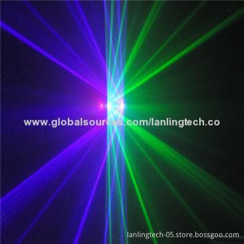 150mW Green and Violet Double Tunnel Stage Lighting